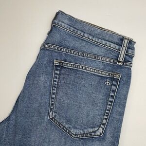 Rag & Bone Fit 2 Slim Jeans Men 33x32(31"L) Light Blue Wash Denim Stretch Preppy